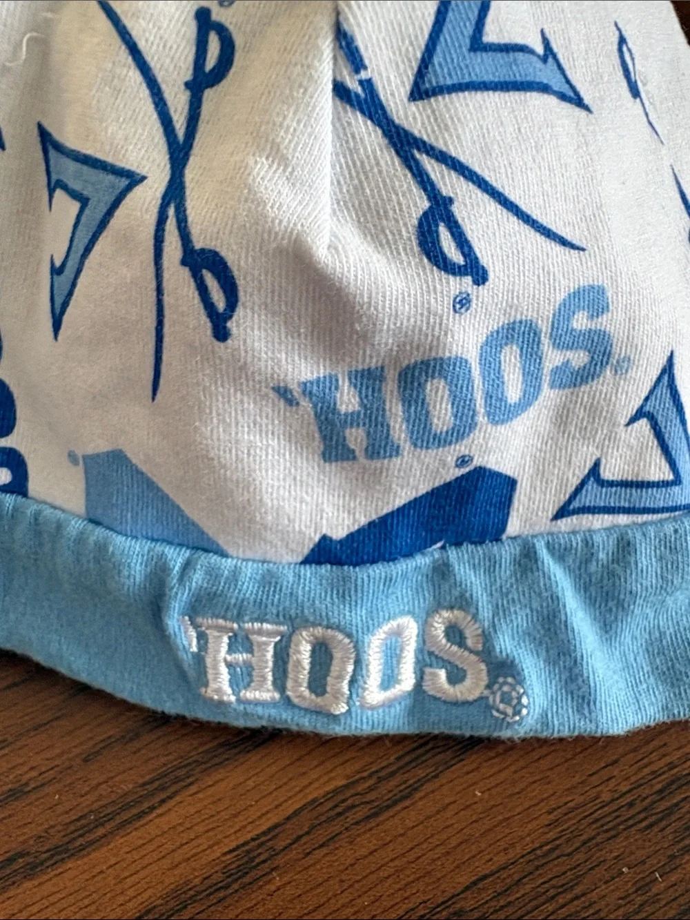 Light Blue & White Baby Beanie - Infant Accessories